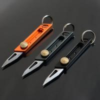 Cuchillo De Bolsillo Miniatura Portátil De Aleación Con Caja Cortador De Llavero Útil Herramientas EDC Cuchillo Fijo De Estación - details 9
