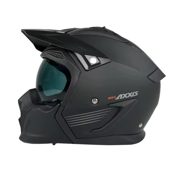Casco Moto Casco Axxis Hunter Sv Solid   Ce U - 1
