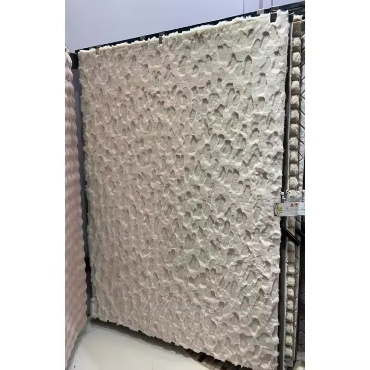 ALFOMBRA POLIESTER 100X175X3 600 GSM BEIGE TX210504 - 1