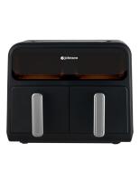 Meimon Freidora de aire Johnson 8L con doble cesto – 2400W, control táctil, 9 programas, Revestimiendo antiadherente, pantalla digital LED con control táctil y ventanas con iluminación interior LED - details 0