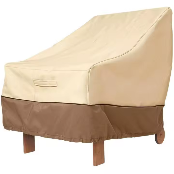 Funda para silla de patio con respaldo alto, impermeable, tela Oxford 210D, resistente, para mecedora de jardín (89 x 79 x 97 cm) - 1
