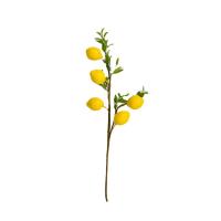 Rama De Limón Artificial Estilo Europeo Planta Verde Simulada Con Frutas Para Decoración De Hogar Y Hotelería - details 0