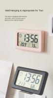 Reloj De Mesa Multifuncional Con Monitor De Temperatura Humedad Y Alarma LCD Digital Para El Hogar Medidor De Humedad Y Temperatura - details 4