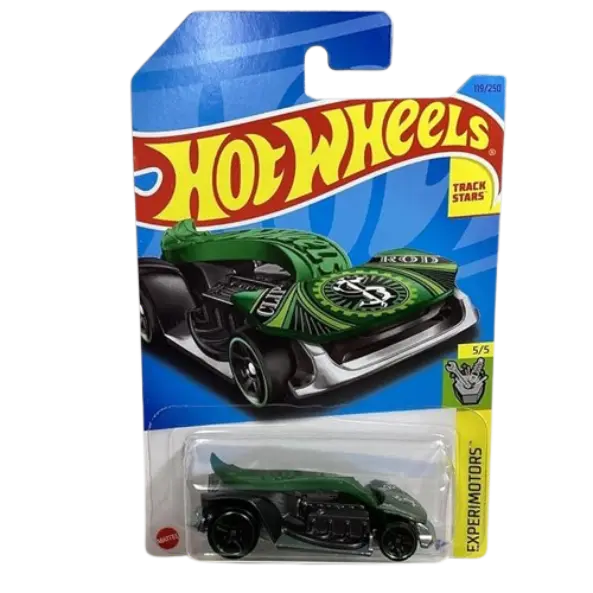 MATTEL - HOT WHEELS TRACK STARS EXPERIMOTORS 5/5 CLIP ROD 119/250 - Lleva la adrenalina de las pistas a tu colección con esta increíble miniatura de Hot Wheels - Fabricado con materiales de alta calidad -  Recomendado para mayores de 3 años - 1