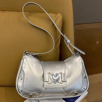 Bolso De Hombro Para Mujer En Cuero PU Estilo Y2K De Gran Capacidad Con Correa Ajustable Bolso De Viaje Color Sólido Día a Día - details 1