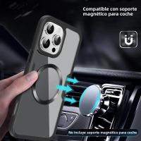 Estuche De Silicona Transparente Magnético De Lujo Para iPhone Con Protección Total Frontal+Retrogradamente Magsafe Antichoque Y Antisuciedad - details 4