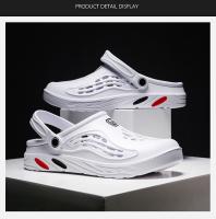 Sandalias De Playa Para Hombre Verano Antideslizantes Casual Jardín Exterior Anchos Cruzados Para Mujer Sandalias De Baño Y Hogar - details 11