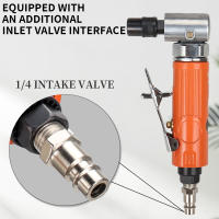Mini Polidor De Ángulo 90 ° 1/4" Máquina De Grabado Pneumática Para Pulido Y Molienda Con Disco De Arena Y Abrazaderas Rotativas De Abrasivos - details 4