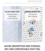 VIKAMA Alfombra De Cocina Lavable Antideslizante Absorbente Para Baño Alfombrilla De Pared Resistente Al Desvanecimiento Para Adultos Uso Doméstico Y Hotel - details 9
