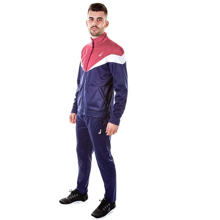 Joluvi chandal deportivo para niño Joluvi en azul marino, rojo y blanco - Pantalón y chaqueta a juego para actividades deportivas - 1