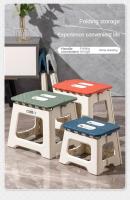Taburete Plegable Para Exteriores Portátil De Plástico Pequeño Para Camping Pesca Y Niños Regalo De Banqueta Moderna Estilo Europeo - details 2