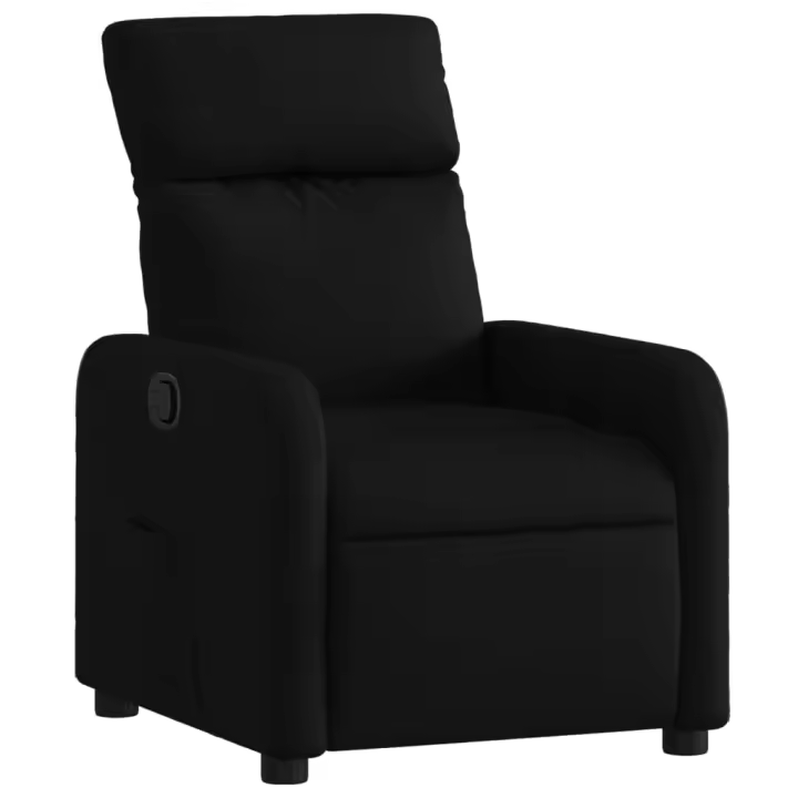 vidaXL Sillón reclinable de tela Gris claro, Gris oscuro, Negro Sillon Dormitorio Sillon Comodos Silla Relax Sillón Sofá - 1