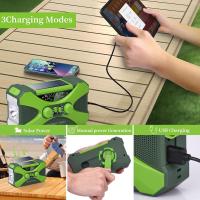 EUJAM Radio Solar 10000mAh AM/FM Tragbar Notfallradio Tragbar Kurbelradio Handkurbel Dynamo Wasserdicht Survival Radio con 3 Modos Taschenlampe Leselampe SOS Alarm para Camping Reisen Outdoor - details 3