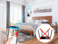 Cámara PTZ Inteligente Tuya 5MP Mini WiFi Vigilancia Interior Con Visión Nocturna En Color Cámara De Seguridad Monitoreo Protección - details 11