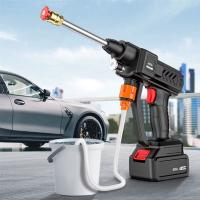 Pistola de lavado de coches de alta presión inalámbrica de 30bar, pistola de agua de espuma de 20000mAh, pulverizador para limpieza de jardín y hogar - details 1