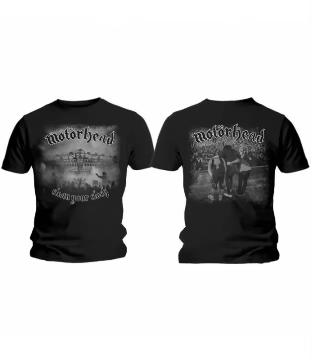 MOTORHEAD Clean Your Clock B&W Camiseta ROCK OFF MHEADTEE37MB - 1