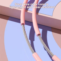 Cuerda De Saltar Ajustable Con Contador Para Entrenamiento De Fitness Y Gimnasio Cuentas De Salto Largo Para Ejercicio De Piernas Cintura Y Abdomen - details 8