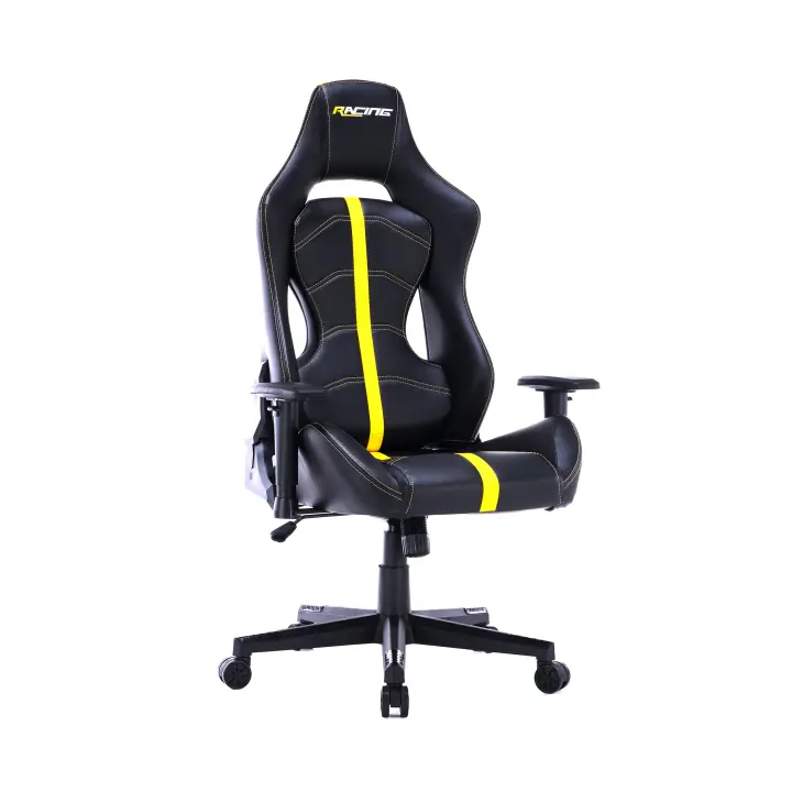 Silla Gaming y de Oficina Bergner Racing Magnum PRO con Cubre Asiento Ergonómico y Diseño Exclusivo - 1