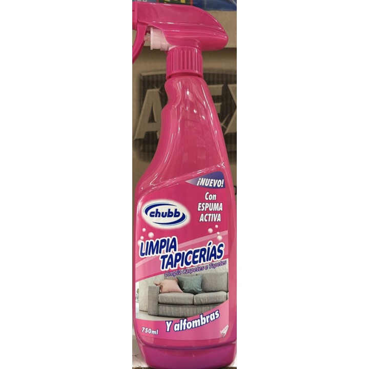 Limpiador de Tapicerías con espuma activa -750ml Chubb
