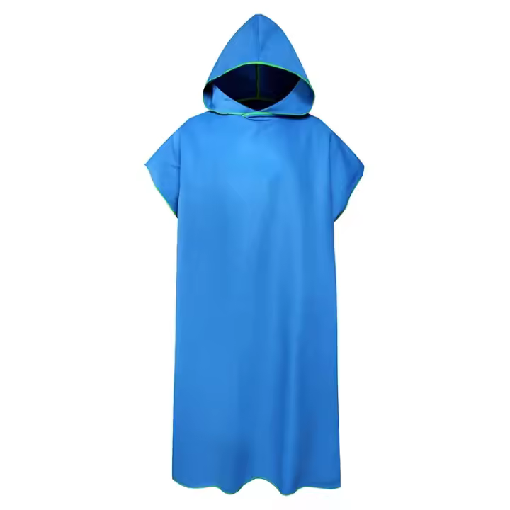 Bata De Baño Con Capucha Absorbente Y Secado Rápido Toalla De Natación Y Fitness Bata De Baño Super Absorbente Para El Agua - 1