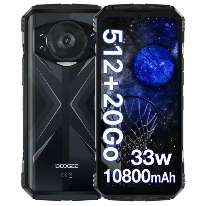 Móviles DOOGEE S118 6.58'' FHD+ Móvil Resistente 20GB+512GB, 10800mAh/33W Teléfono, 50 MP+32MP, Android 14 Smartphone 4G NFC - 1