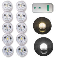Lámpara Submersible LED Con Control Remoto Luz Blanca Cálida/Blanca Para Piscinas Estanques De Peces Decoración De Vajillas Luz Submarina Impermeable Para Fiestas - details 0