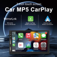 Radio De Coche Universal 1 DIN Con Bluetooth Y Android Auto Carplay Reproductor Multimedia MP5 Dual USB 7 Pulgadas FM MirrorLink - details 0