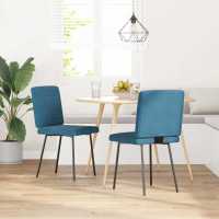 vidaXL Sillas de comedor 2 unidades terciopelo en color Gris claro/Rojo vino tinto/Amarillo y más | cómodas modernas ergonómicas para comedor cocina salón hogar - details 5