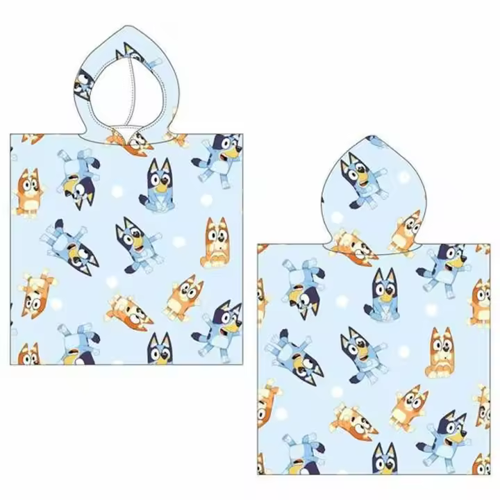 Toalla de Playa Bluey Azul claro 50 x 115 cm - 1