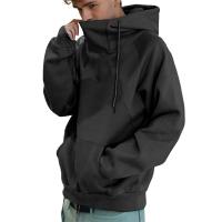 Sudadera De Cuello Alto Para Hombre Con Capucha Abrigo Casual De Otoño E Invierno Suéter Suelto Para Pareja Chaqueta De Capucha Para Primavera Y Otoño - details 2