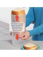 Caja De Pan Talla Grande Almacenamiento De Pan Para Encimera De Cocina Contenedor De Pan De Plástico Guarda Panadería - details 4