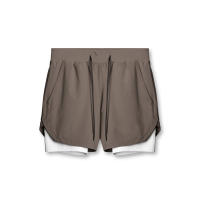 Shorts De Verano 2023 Para Hombre Deporte Fitness Running Doble Capa Quick-drying Two-in-One Estilo Casual Cierre Con Cordón - details 16