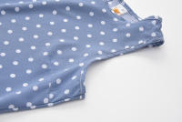 Vestido De Polka Dot Con Volantes Para Mujer Sin Mangas Cuello Redondo Corte Largo Casual Vestido De Verano De Polyester - details 24