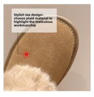 Botas De Nieve Para Mujer Con Aumento De Altura Y Suela Gruesa 2024. Botines De Invierno Con Forro De Peluche Y Algodón Espeso. Material De La Parte Superior PU. Botas De Media Caña. - details 12