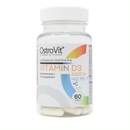 VITAMINA D3 + K2MK7 + C + ZINC - 1