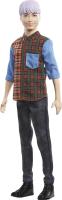 Barbie Ken Fashionista 154 Pelo Morado Camisa Cuadros Mattel GYB05 - details 1