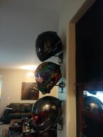 Soporte De Pared Para Casco De Motocicleta Y Bicicleta 180° Gancho Para Ropa Chaqueta Gorra Bolso Gorro Y Llaves Estante De Exhibición - details 10
