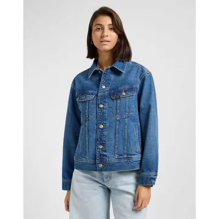 Lee Chaqueta Vaquera Loose Rider Azul - 1