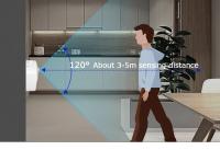 Lámpara Nocturna LED Mini Con Sensor De Movimiento 3 Modos Luz Blanca Cálida Y Blanca Para Armario Dormitorio Pasillo - details 3
