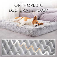 Cama De Perro Rectangular De Peluche Suave Y Cálida Para Invierno Almohadilla De Descanso Para Mascotas Material De Algodón Cubierta Lavable - details 1