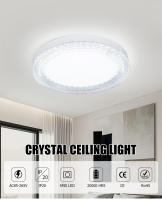 Lámpara De Techo LED Ultrafina IRALAN Con Cristal Redondo Luz Neutra Fría Caliente Para Dormitorio Cocina Balcón Estilo Moderno - details 2