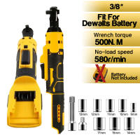 Juego De Llaves Eléctricas Recargables 500N.M Con Choque De 3/8 Pulgadas Herramientas Eléctricas Para Batería Dewalt 18V-21V - details 9