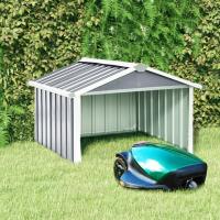 vidaXL Cobertizo para Cortacésped Acero Galvanizado Jardín Paito Cabaña Casata Color Verde,  Antracita,  Gris y mas - details 1