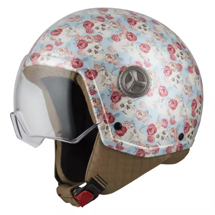 Casco de Moto Minijet Zeta 2 NZI - Clásico Moderno, Confortable, Ligero - 1