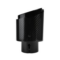 Tubo De Escape Para Coche Universal En Fibra De Carbono Y Acero Inoxidable Negro Brillante Tela Twill Mate Y Liso Tamaño Único - details 4