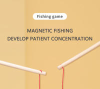 Juguetes De Pesca Magnéticos De Madera Montessori Para Niños Juego Educativo De Vida Marina Interactivo Para Padres Y Niños Aprendizaje Temprano - details 2