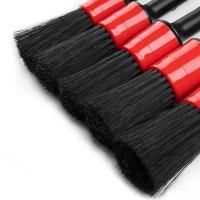 Kit De 5 Brochas Suaves Para Limpieza De Coche Herramientas De Detallado Automotriz Para Limpieza Interior Y Rines De Llantas Set De Brochas De Plástico - details 5