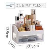 Organizador De Maquillaje, 3 Capas, 23.3x17x26.8cm, Gran Organizador De Tocador, Caja De Almacenamiento De Cosméticos Con Rejilla Para Base, Loción, Pintalabios, Crema Facial, Máscara De Parches - details 11
