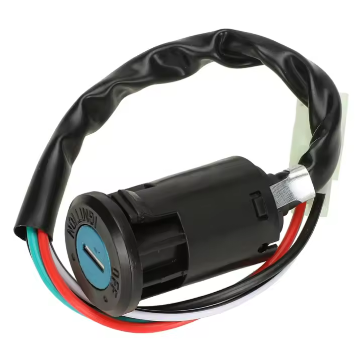 Interruptor De Encendido Para ATV 4 Ruedas 50cc-150cc Compatible Con Suzuki Motocicleta Honda Bicicleta De Tierra Puerta Bloqueada Con Llave 2 Claves - 1