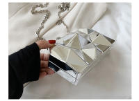 Bolso De Mano Para Mujer 2021 Mini Geométrico De Fiesta Noche Bolso De Hombro Cruzado Dorado Estilo Vintage Bolsos De Mujer - details 9